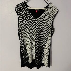 Vince Camuto Patterned Tank Top